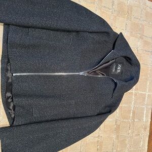 Zara Women's Black Bomber Jacket